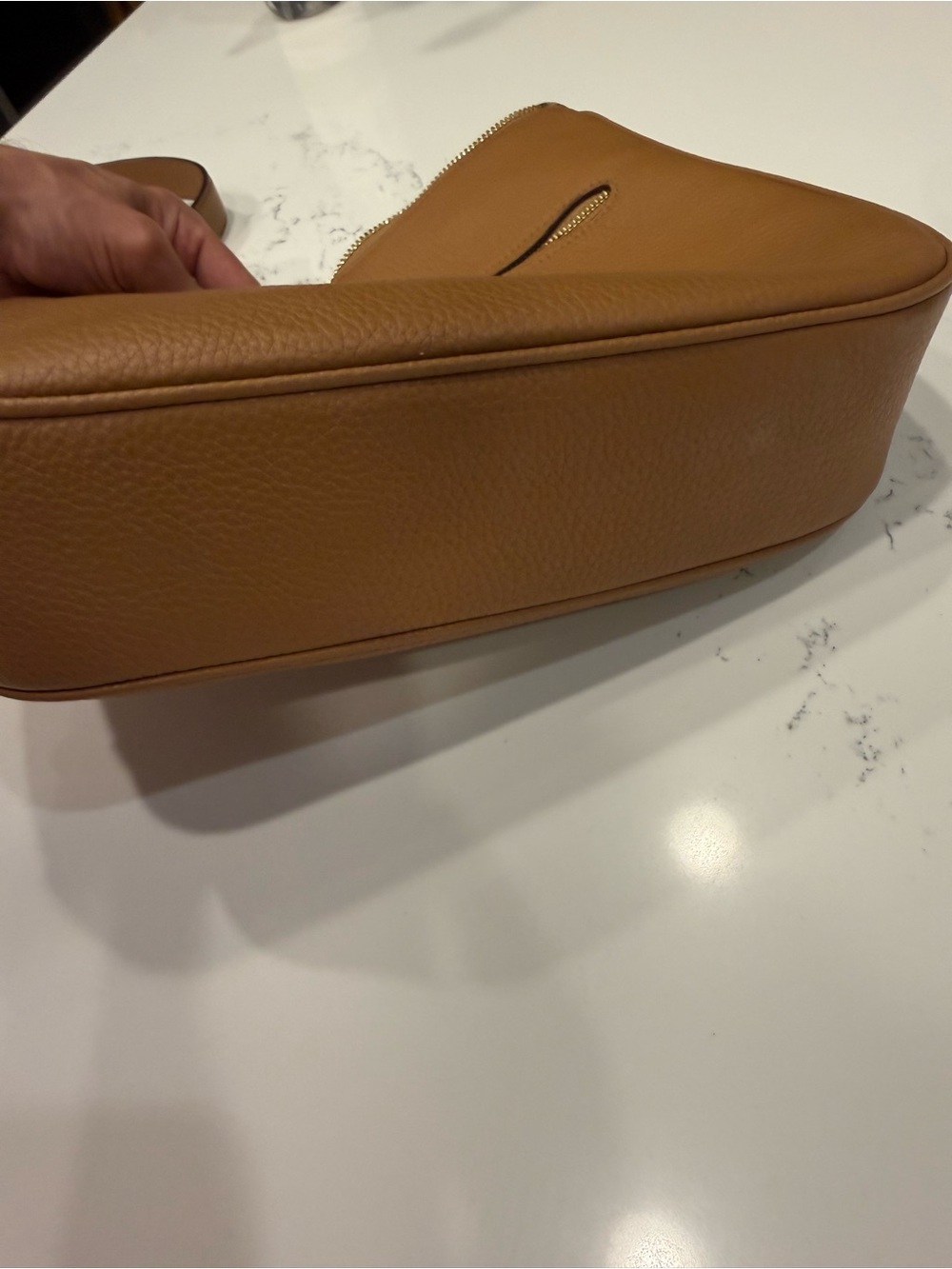 Coach Ellie File Bag (01648) Pebbled Leather in Light Saddle Brown - Picture 5 of 7